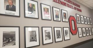 Ohio State Marion Alumni Hall of Fame wall