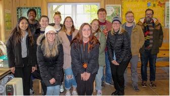 group photo of students and faculty