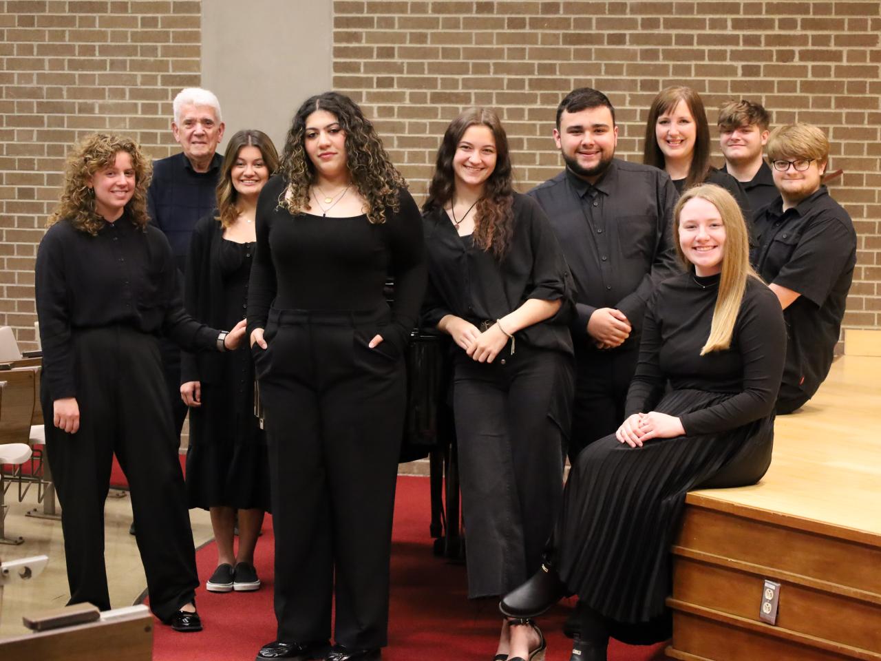 Ohio State Marion University Chorus posing for photo