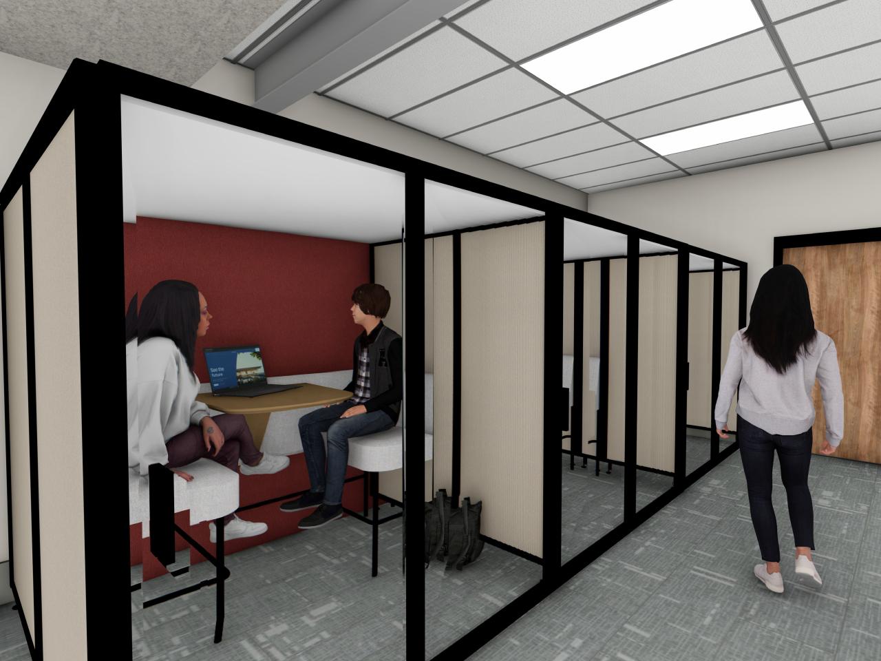 computer rendering of downtown hub