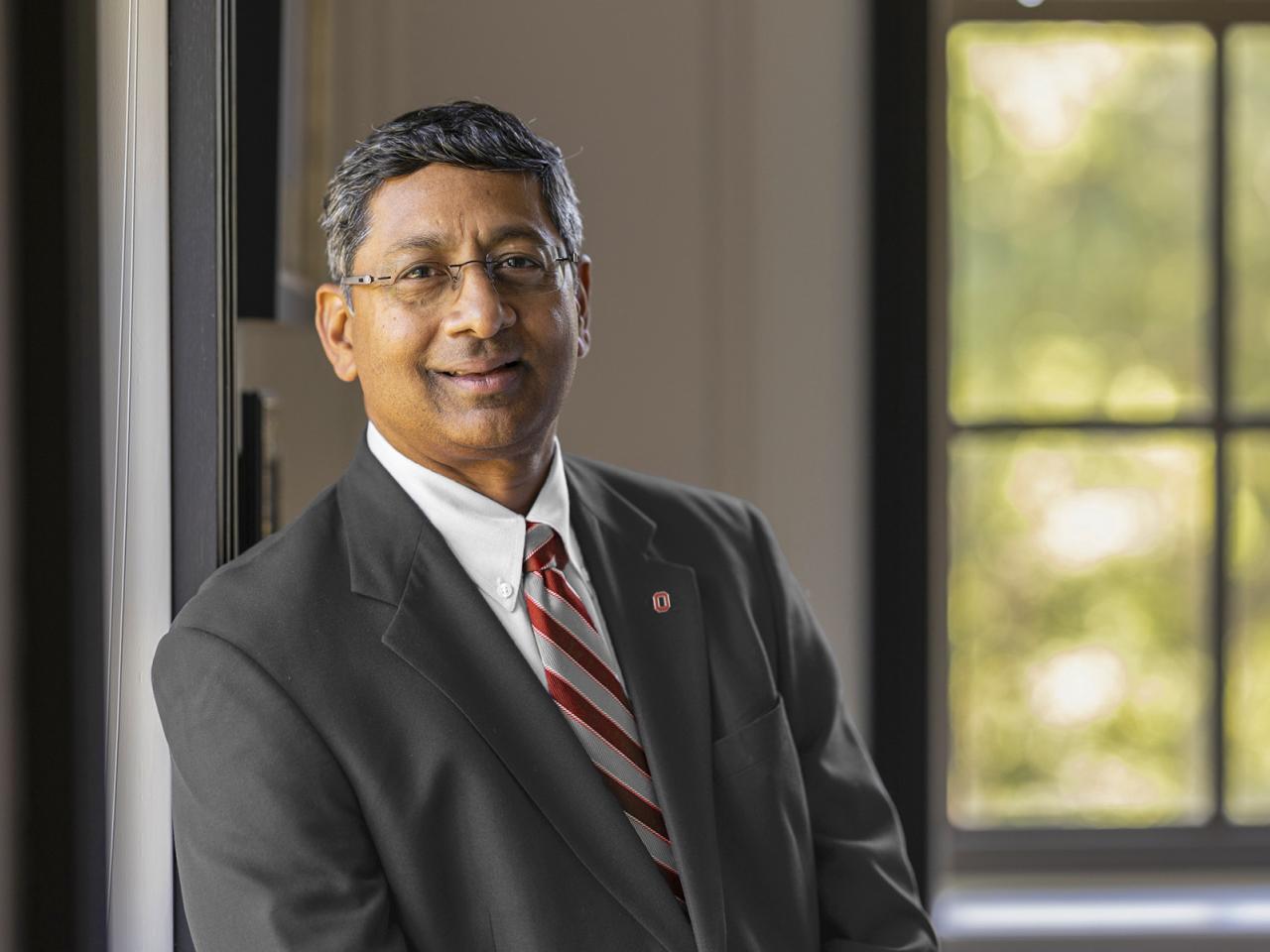 headshot of provost bellamkonda