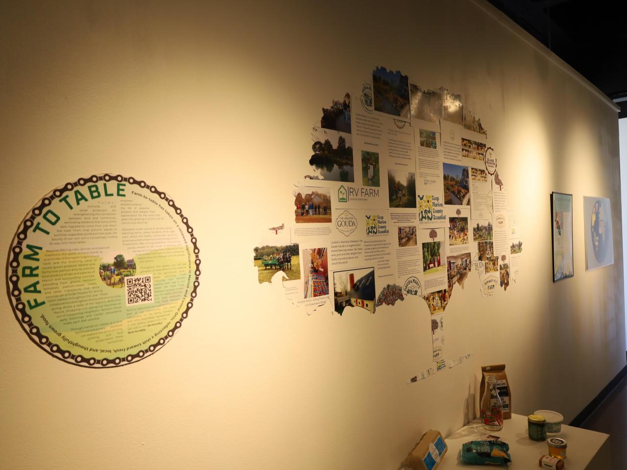 examples of farm to table on display