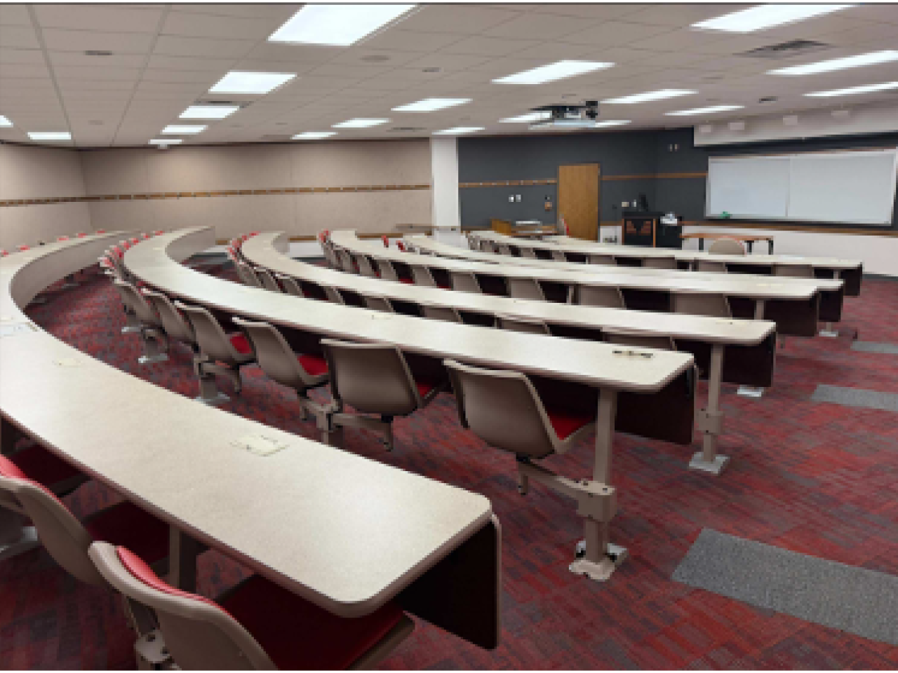 wide angle shot of Morrill hall room 200