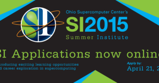 photo of SI logo and text stating deadline to apply is now online and due April 25, 2015