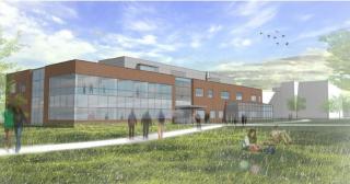 generated photo of what Science & Engineering Building will look like