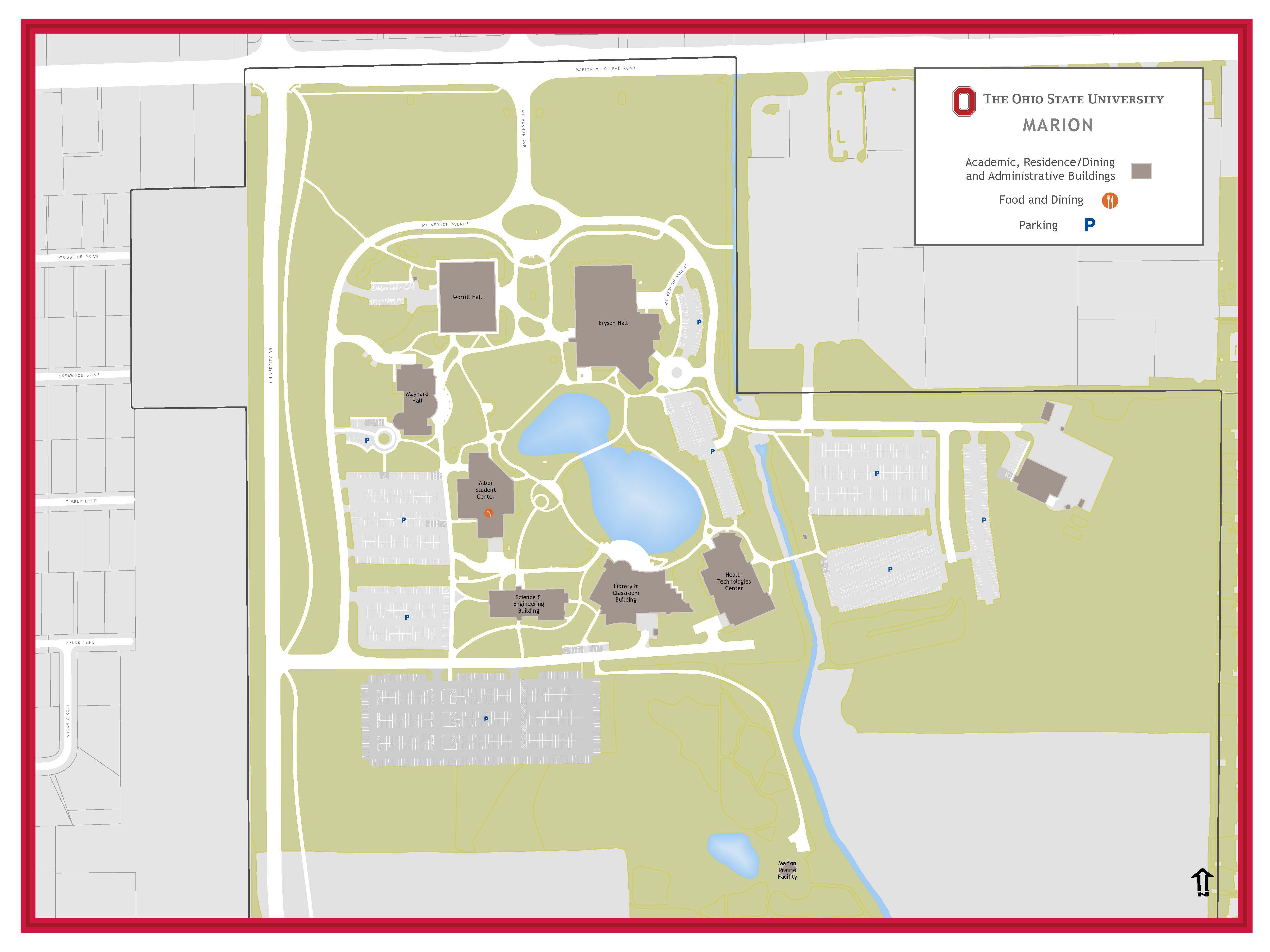 map of the marion campus