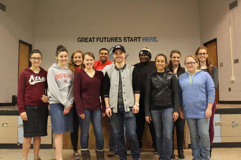 photo of members of OSUnited Volunteers in the Boys & Girls Club of Marion County