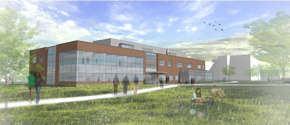 generated photo of what Science & Engineering Building will look like