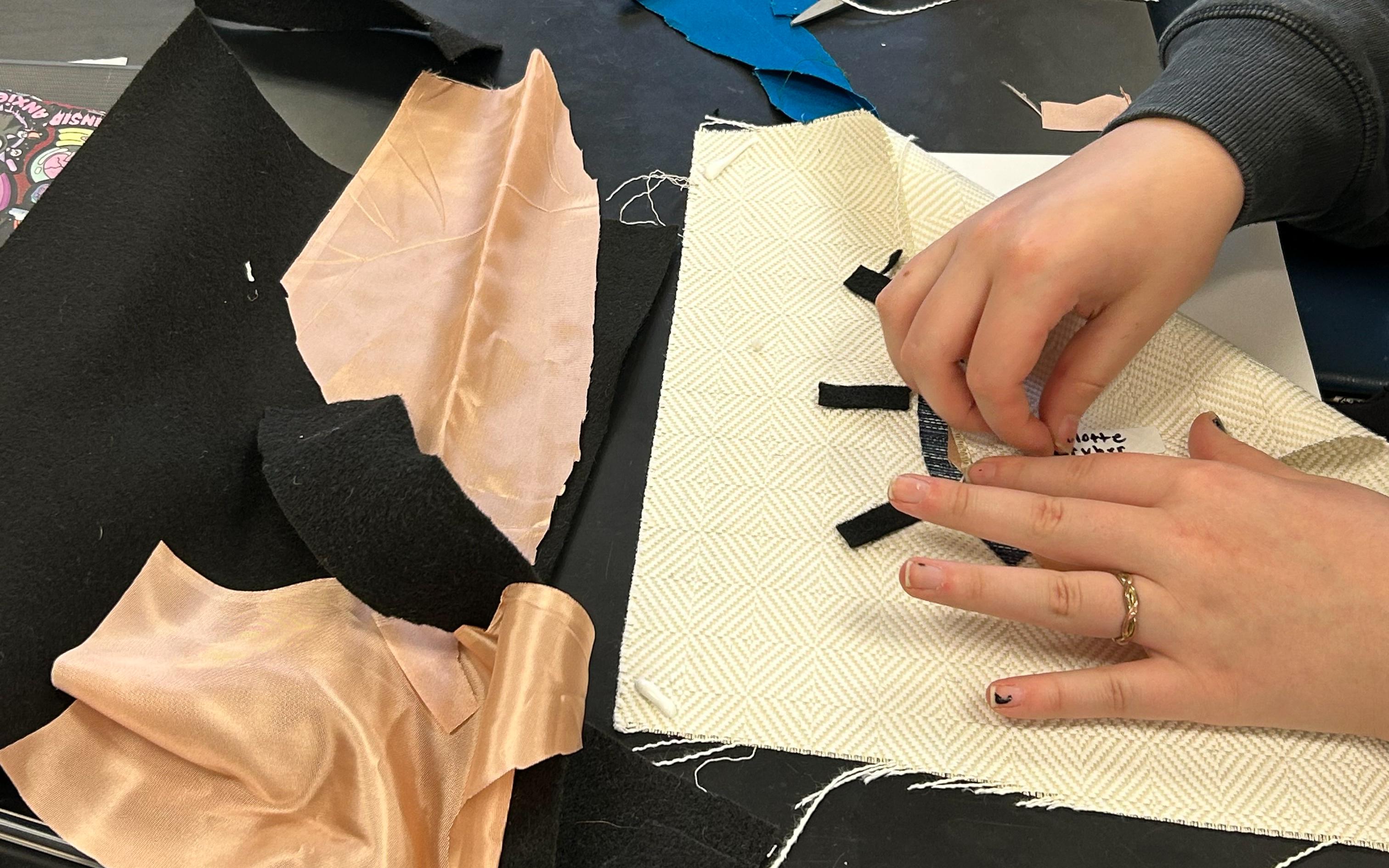 students making crafts