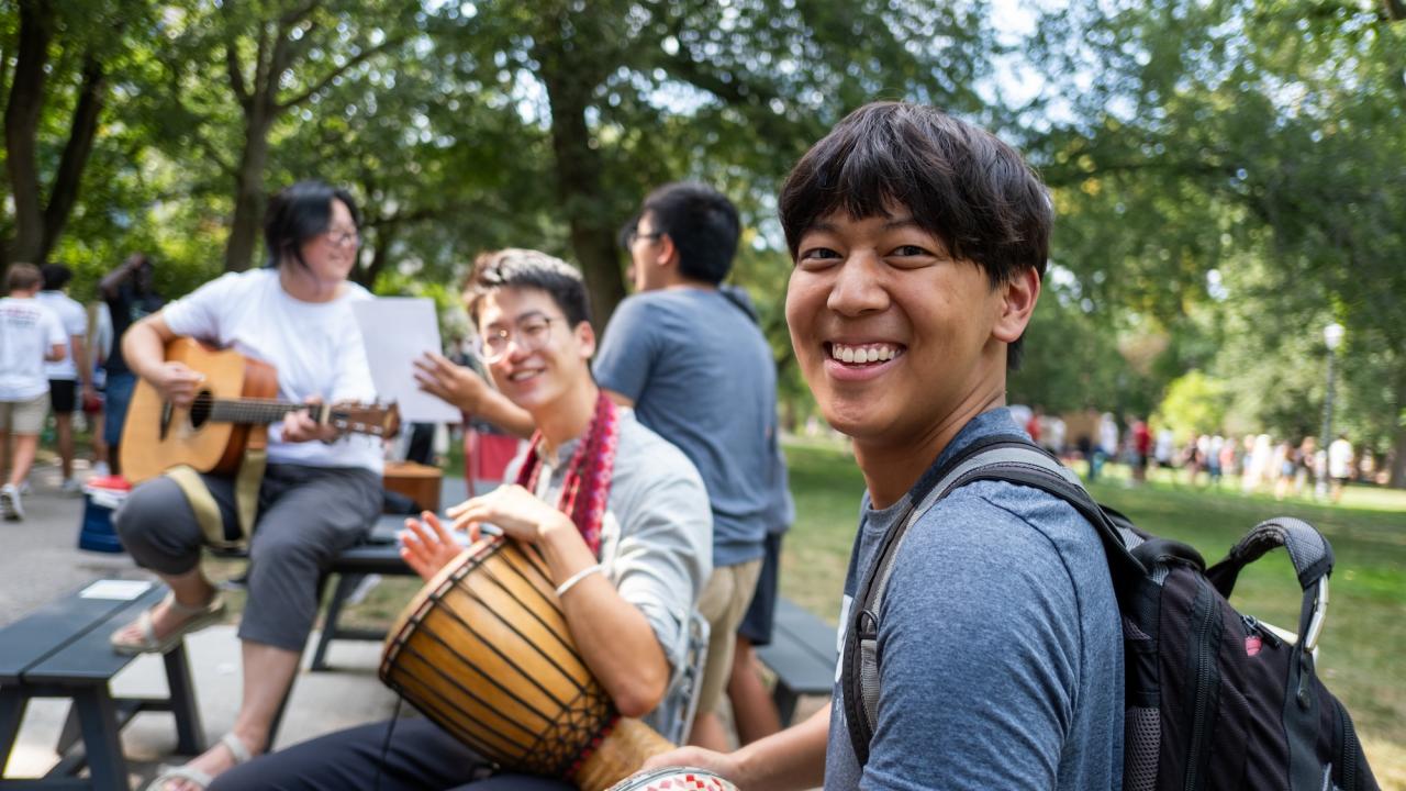 students playing instruments 