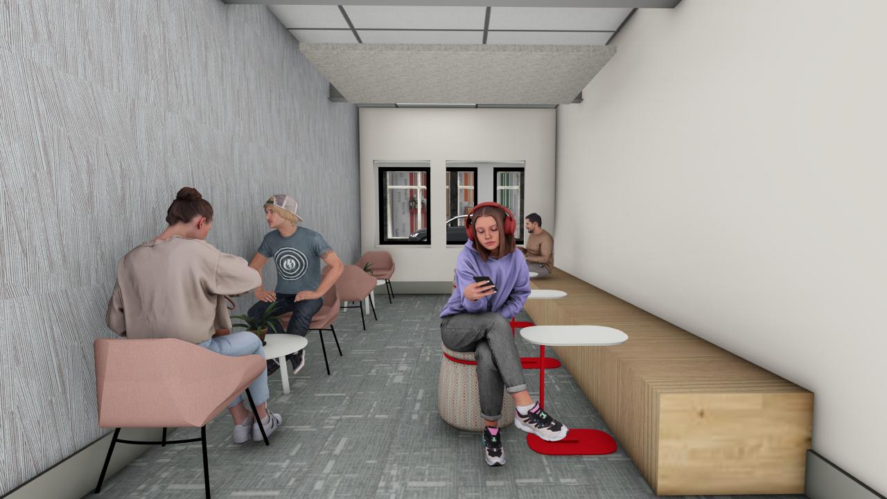 computer rendering of downtown hub