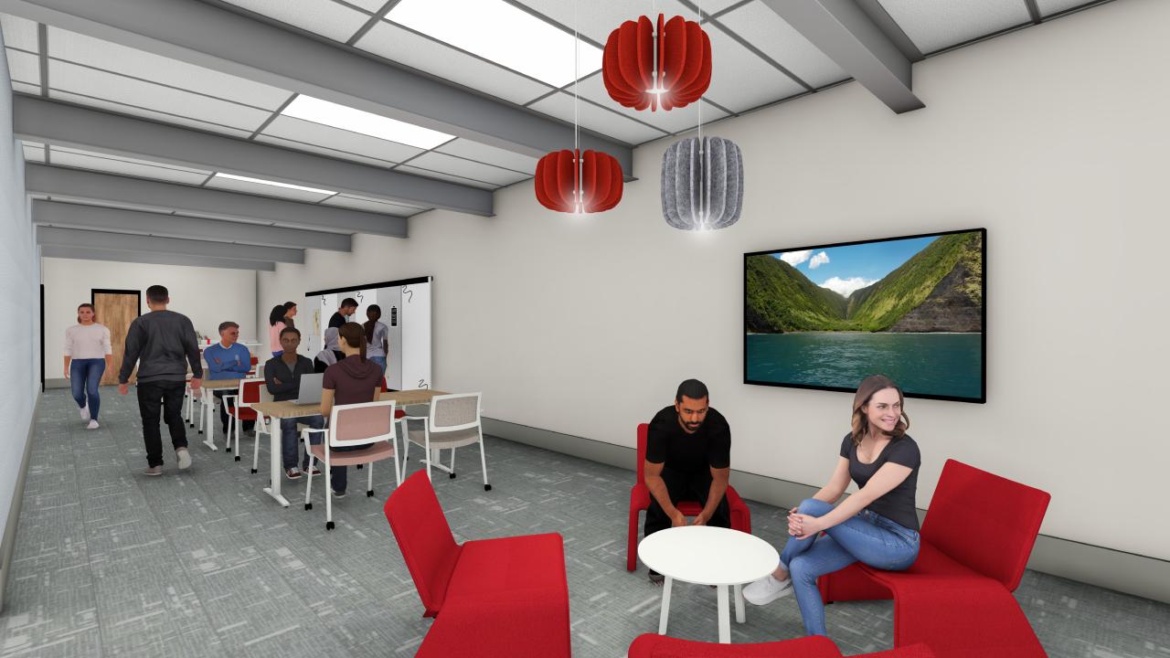 a computer rendering of the Ohio State Marion downtown hub